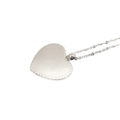Rhinestone Heart Necklace