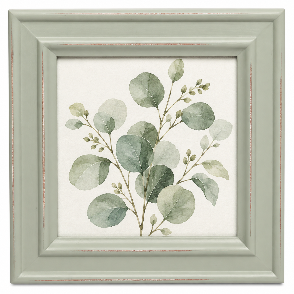 Paloma Distressed Shabby-Chic Framed Photo Print