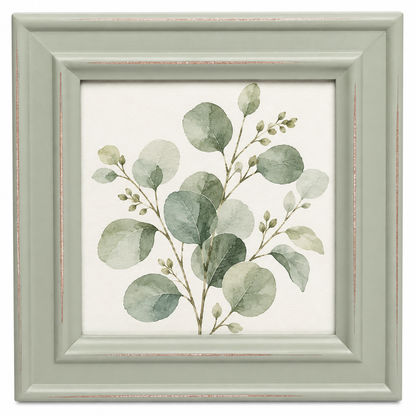 Paloma Distressed Shabby-Chic Framed Photo Print