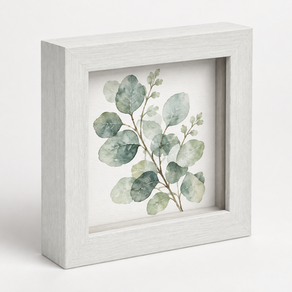 Nordic White Box Framed Photo Print