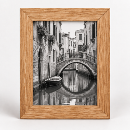 New England Solid Oak Framed Photo Print