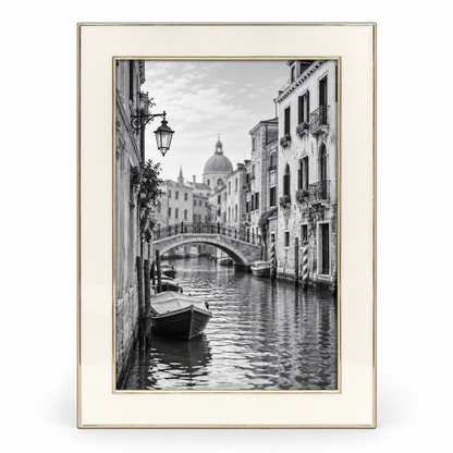 Stephanie Nickel & White Framed Photo Print