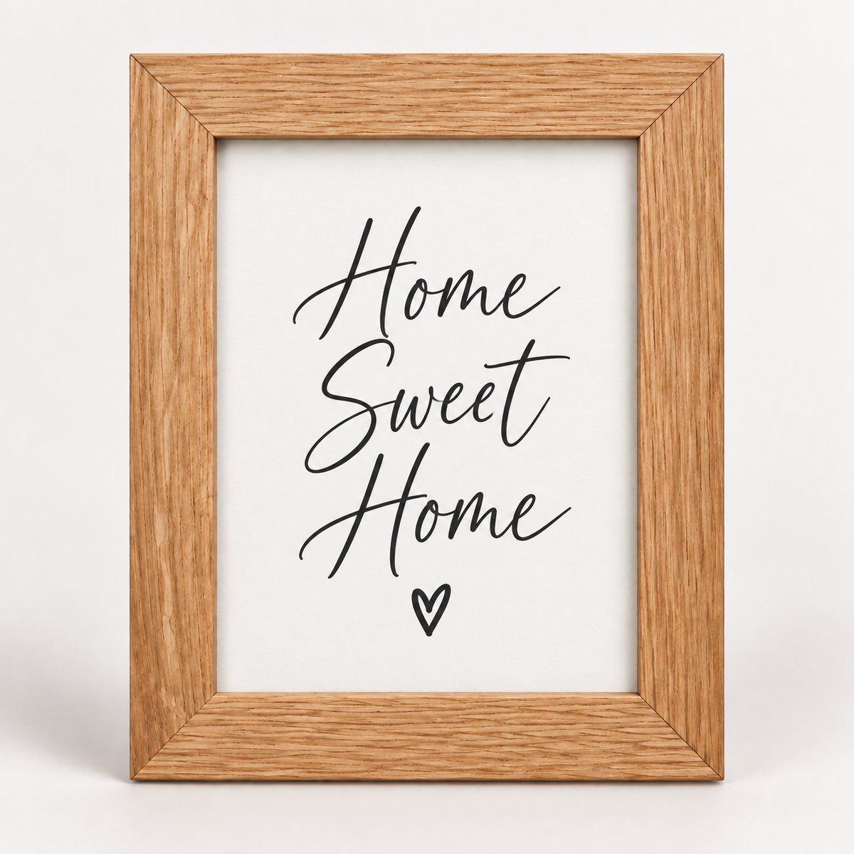 New England Solid Oak Framed Photo Print