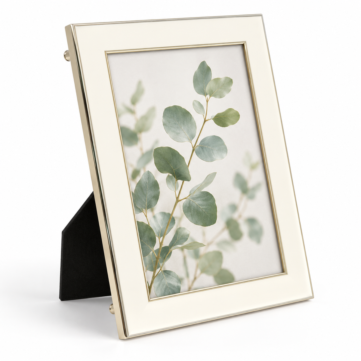 Stephanie Nickel & White Framed Photo Print