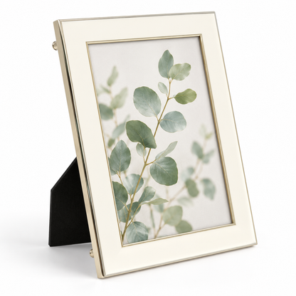 Stephanie Nickel & White Framed Photo Print