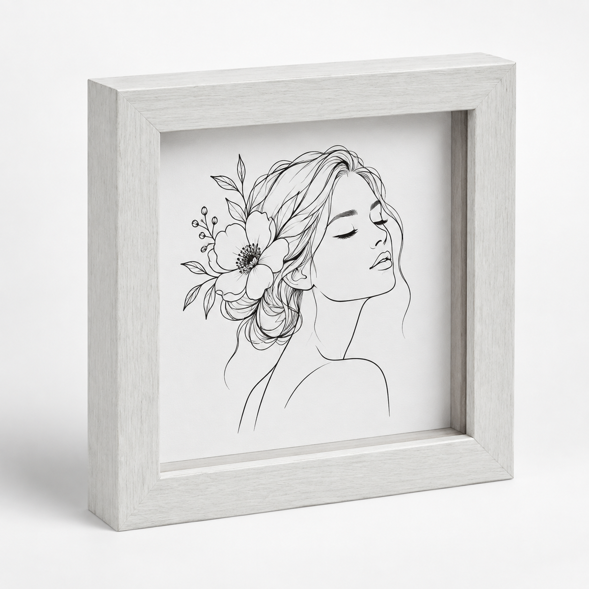 Nordic White Box Framed Photo Print