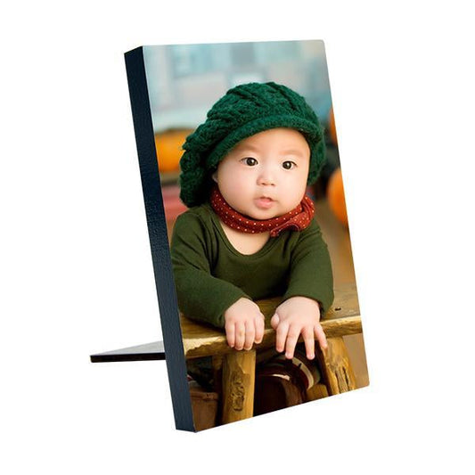 Wooden Photo Panel with Easel